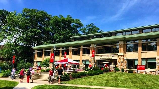 Exterior of the Library